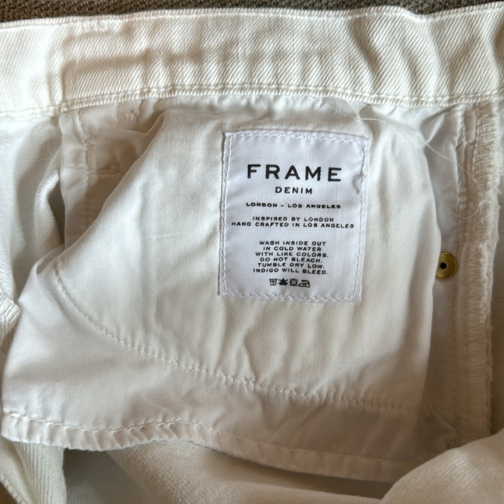 Frame Denim White Denin Skirt - Picture 6 of 6
